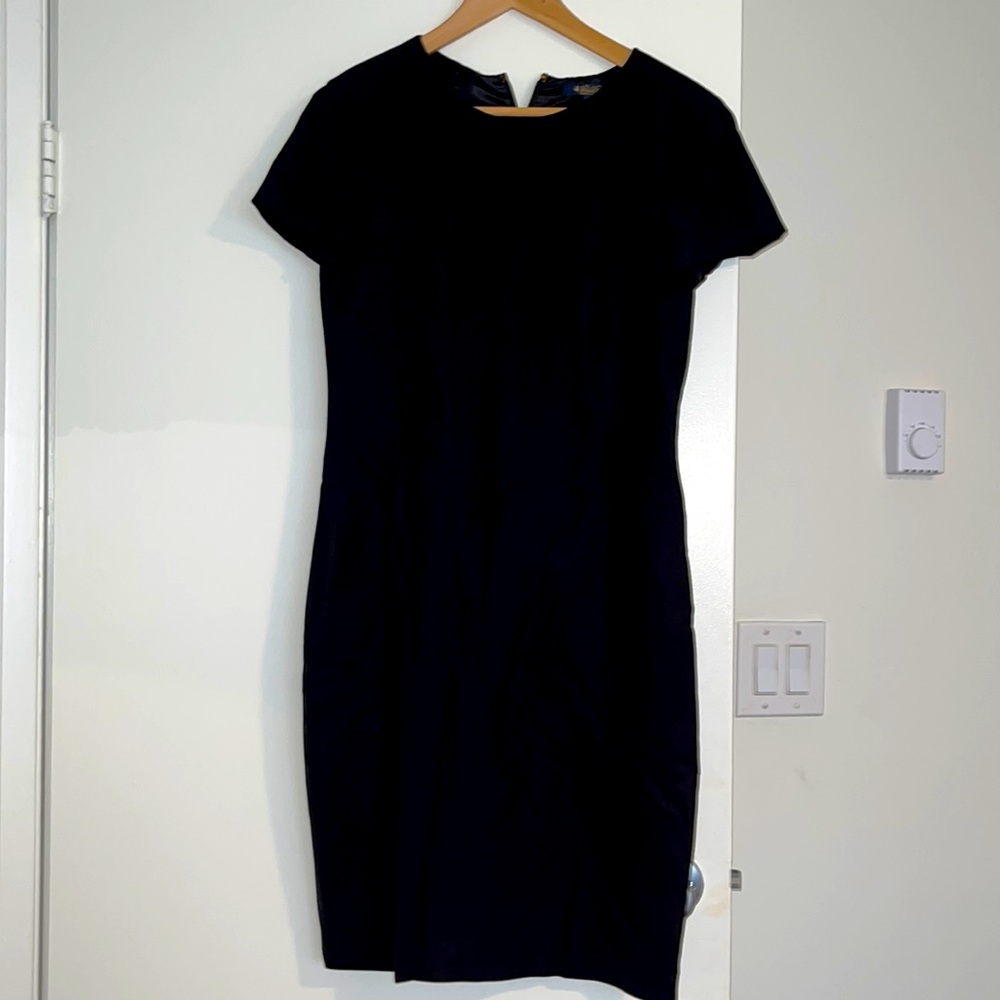 Brooks Brothers Sheath Dress, black, size 6